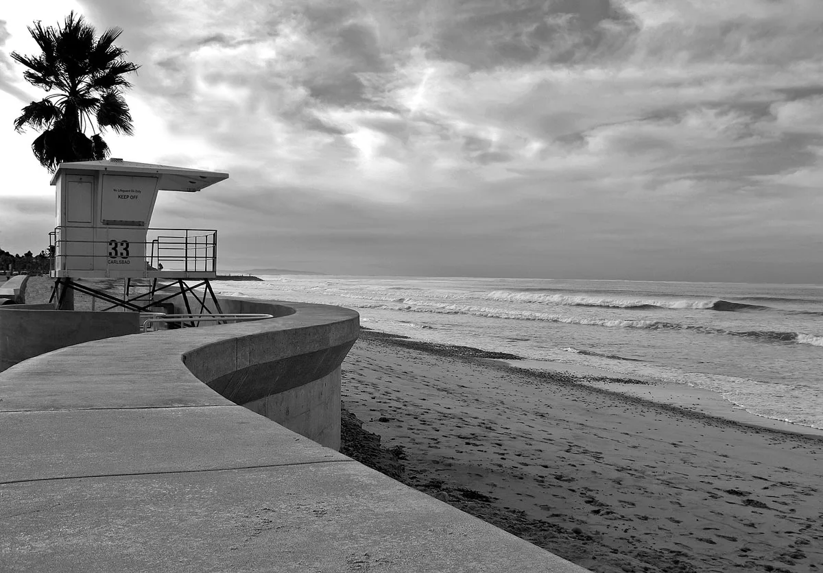 "Carlsbad Sea Wall" photo:Merson