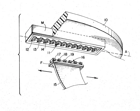 Johnson W.A.V.E. fin attachment structure