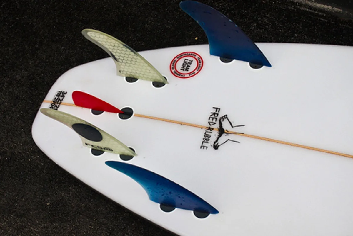 Kelly Slater's Channel Islands Fred Rubble Model 5 Fin with Sean Mattison Nubster