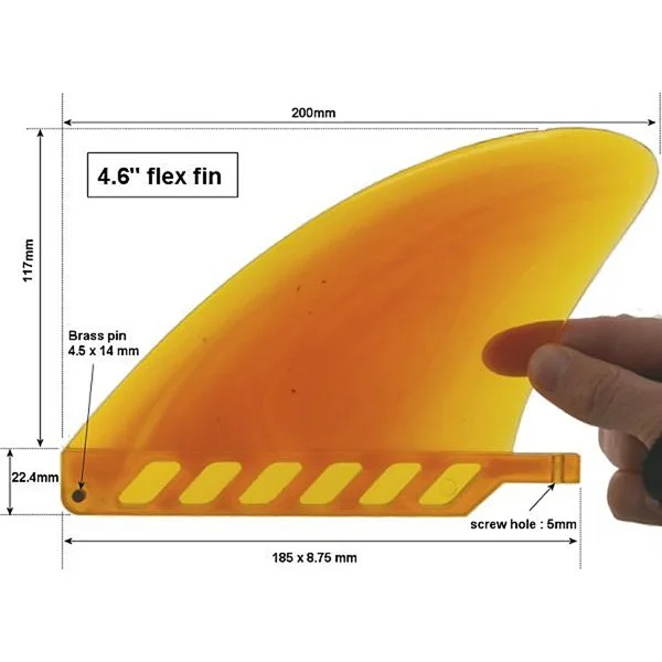 Sarusurf 4.6" flex fin